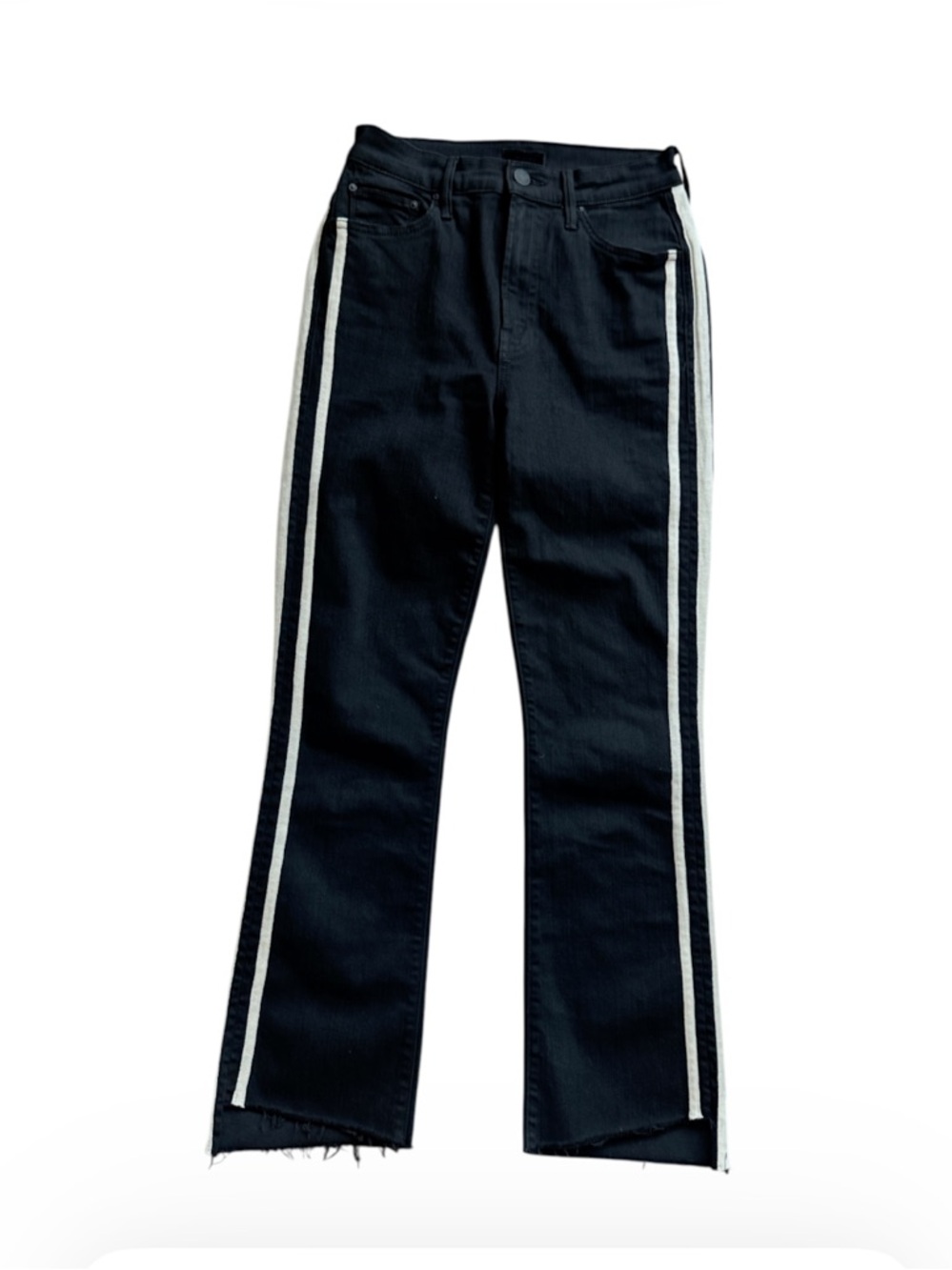 Mother Insider Step Fray Crop - Guilty Racer Size 25